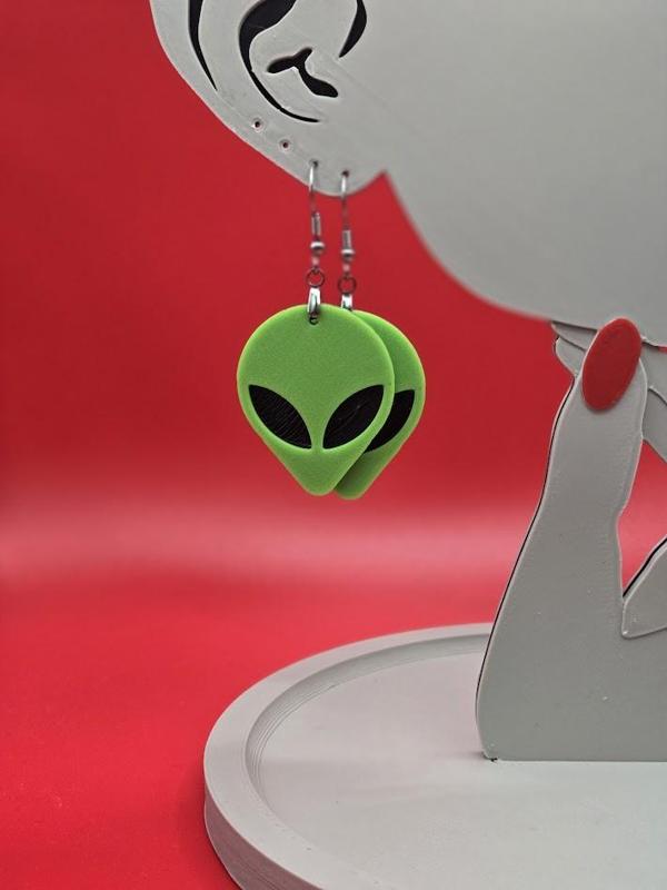 Alien Earrings
