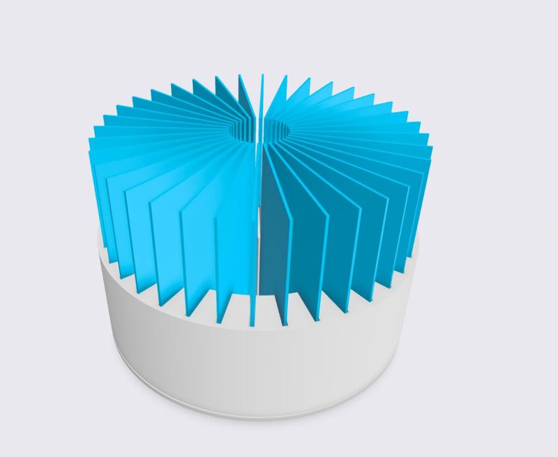 Rotating Card Organizer for 36 Cards