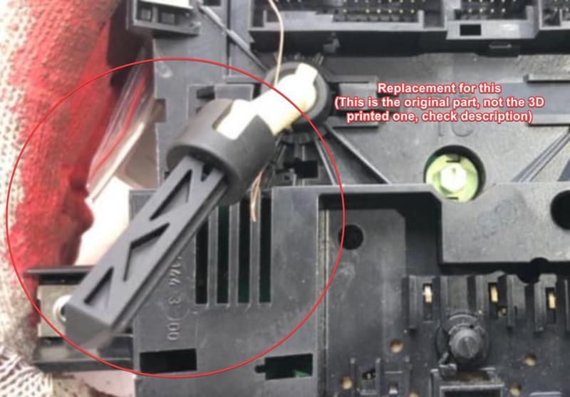 Mercedes AC Control Knob Shaft