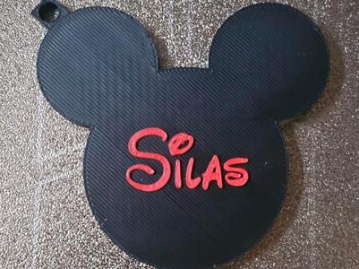 Mickey and Minnie Keychain