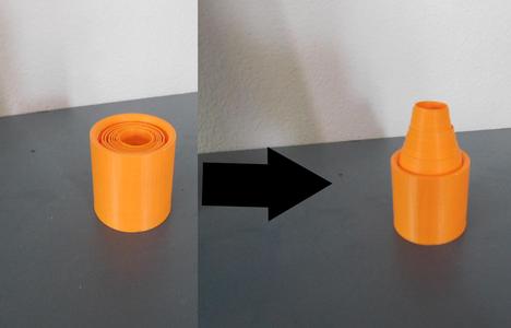 Collapsible USB vacuum cleaner