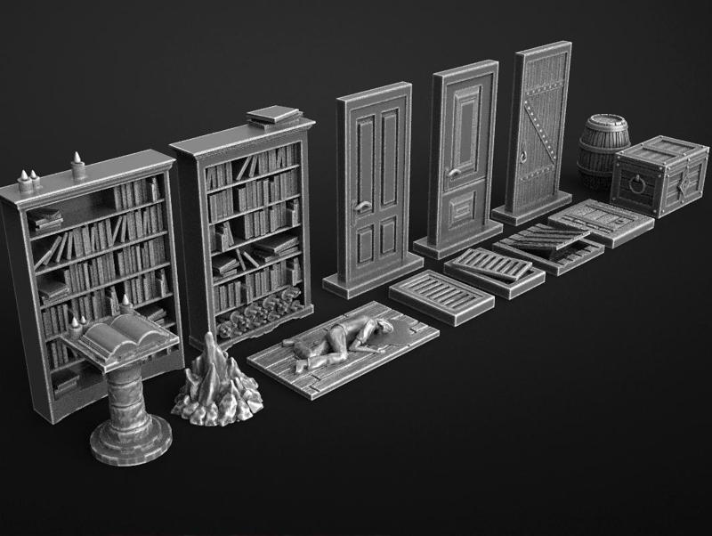 Set for mansions of the madness