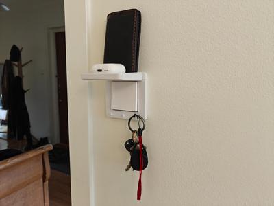 Light Switch Organizer Shelf, Scheneider, EU 