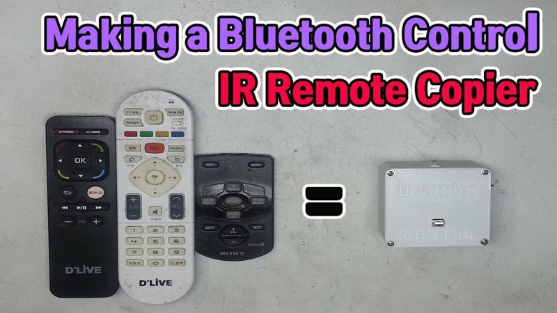 MAKING A BLUETOOTH CONTROL IR REMOTE COPIER