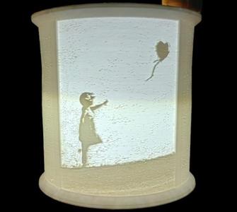 Lithophane Night light for girls