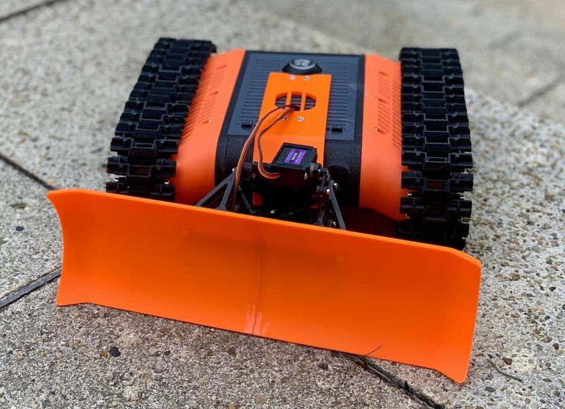 Snow Plow for the FPV Rover