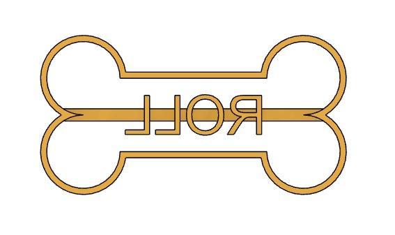 Dog Treat Cookie Cutter - Roll