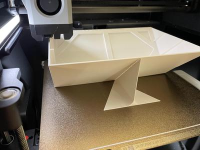 Generic 45º Print Stand (support fins)