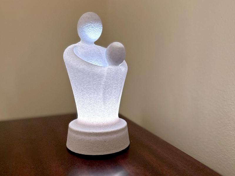 A Mother's Arms, Mother's Day Lighted Sculpture