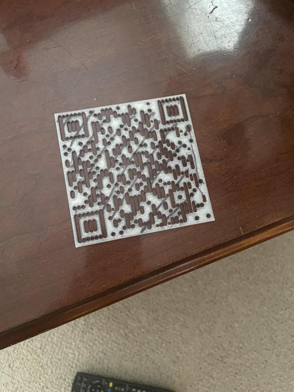 Rickroll QR Stencil