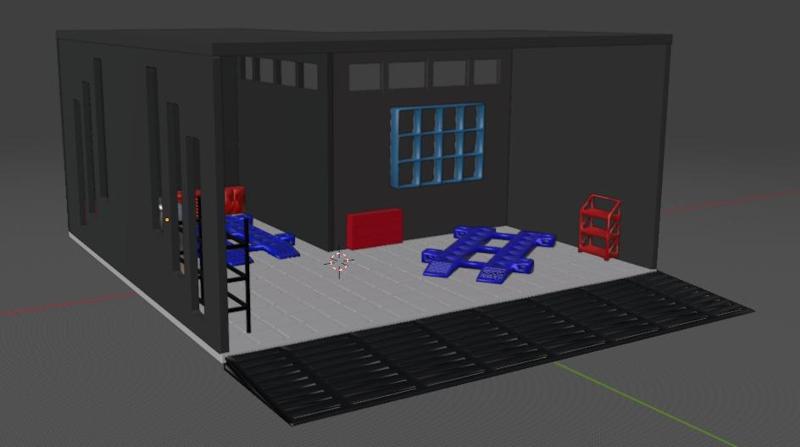 Garage for 1:64 models