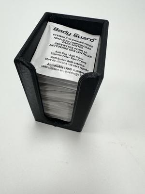 Glasses Cleaning Wipe Dispenser