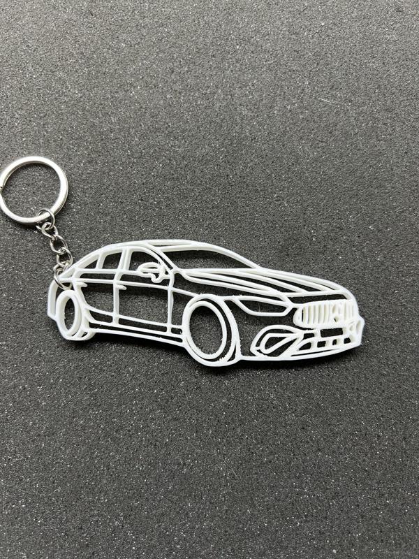 Mercedes AMG GT 4D Keychain