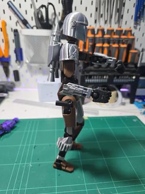 Holster & Modified Thigh Armour for CEO's Mando 13 (200%)