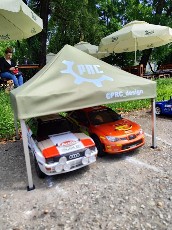 Namiot rajdowy skala 1/10, Rally tent scaled 1/10