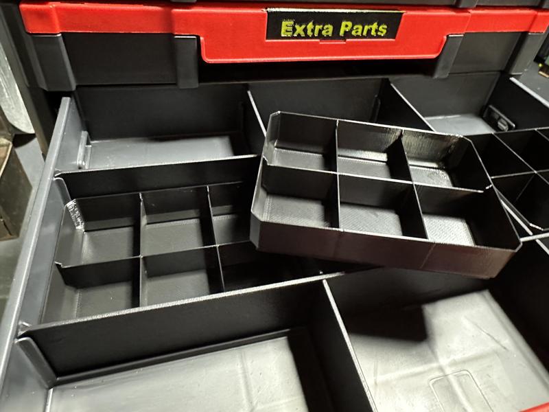 VersaStack/TStak Drawer Organizer Half-Height