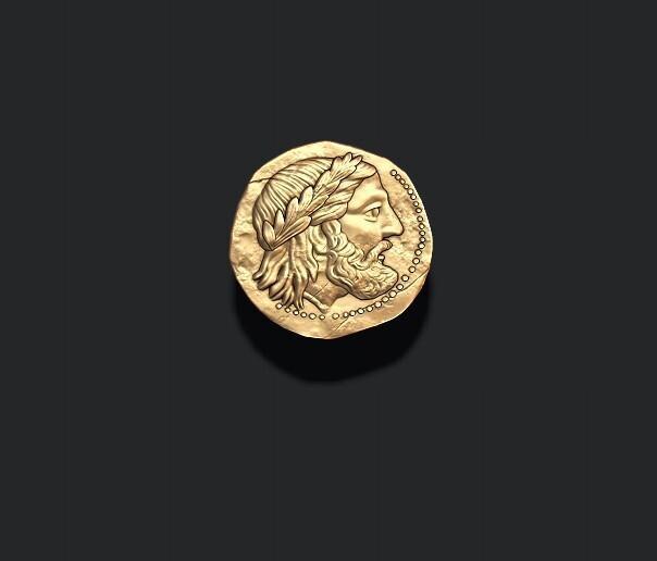 old coin v5 3D print model