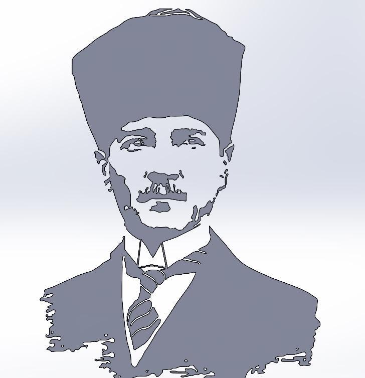 ATATÜRK  DUVAR SÜLİETİ