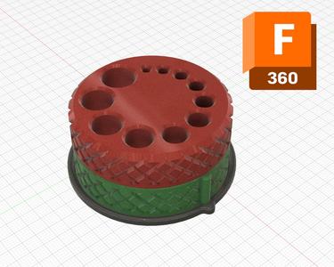 Drill Guide and Dust Catcher (Fusion360)