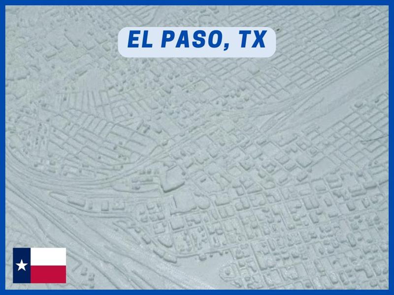 El Paso, TX - Tiny 3D City