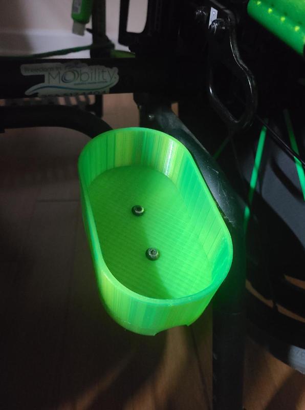 Wheelchair Forearm Crutch Holder