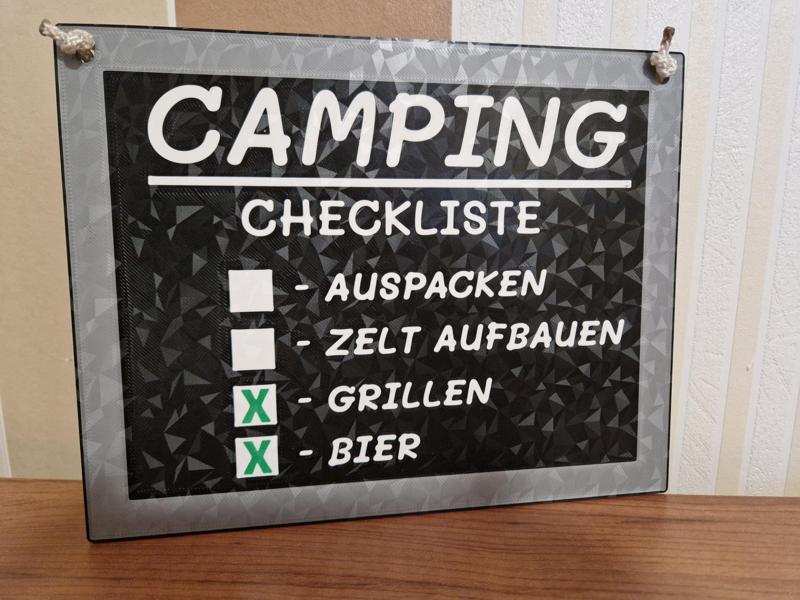 Camping Checkliste