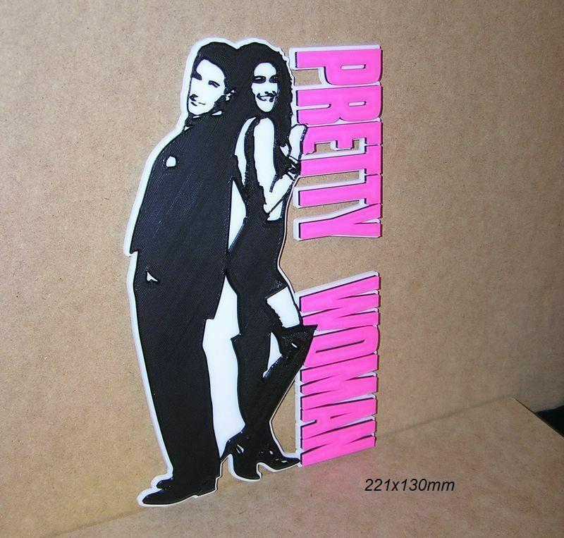 Pretty Woman, poster, sign, signboard, logo, movie, romantic, love, prostitute, gentleman, vintage, comedy