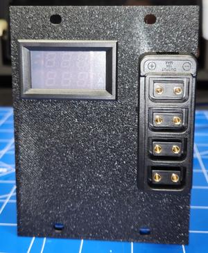 2.5U 19 inch rack front panel mount for mean well LRS-75-5 power supply