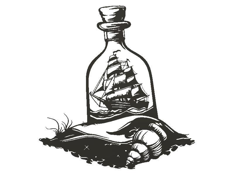 Ship in a bottle