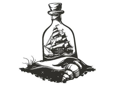 Ship in a bottle