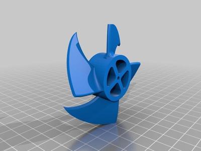Replacement fan for hair dryer