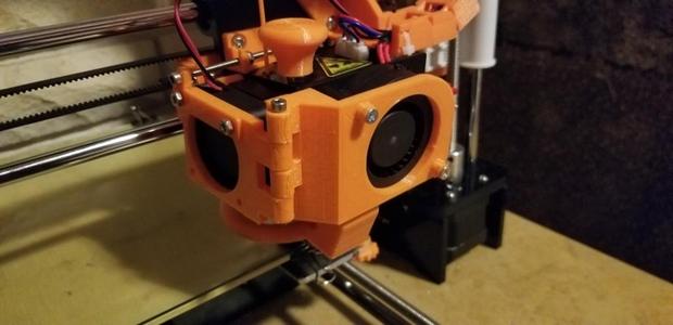 Anet A8 extruder fan mod clip