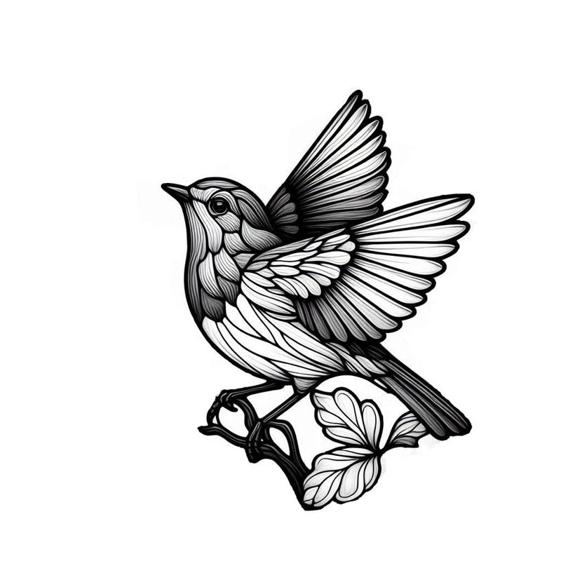 Bird 3 (two colours)