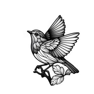 Bird 3 (two colours)