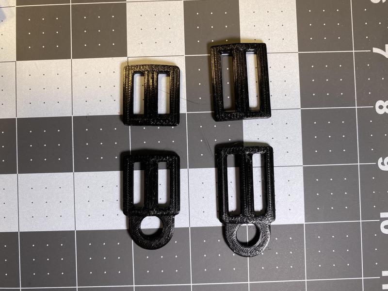 Backpack Strap Slide (with carabiner hole)