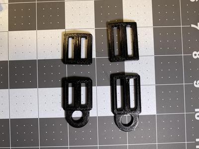 Backpack Strap Slide (with carabiner hole)