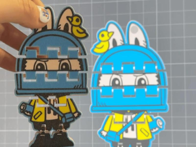 Labubu Hinge Toy/Pendant