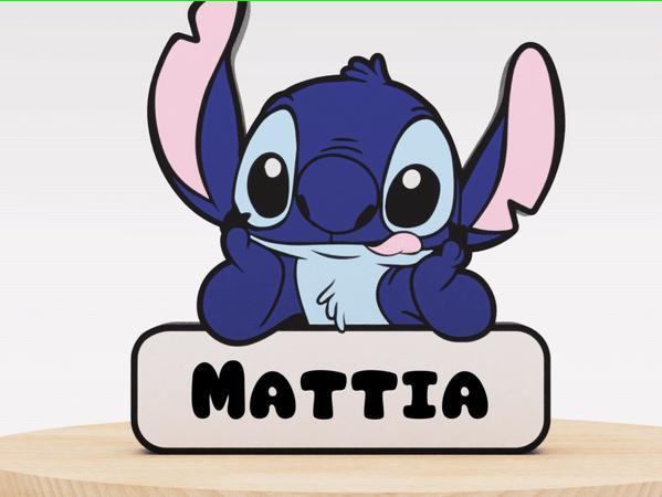 Stitch Lightbox with Your Name / LED Lamp