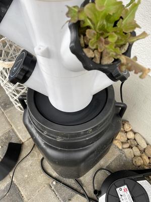 Hydrophonic Tower - 20L Module/Lid Adapter - Screw toghether Version
