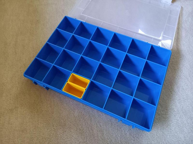 Einsatz fuer blauen Hünersdorf Sortimentskasten