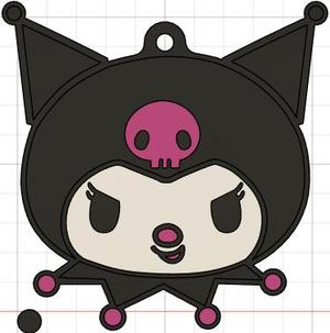 LLAVEROS KUROMI Y MELODY / MELODY AND KUROMI KEYCHAINS