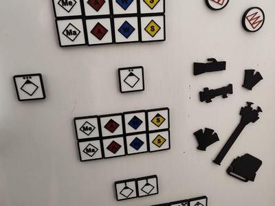 Tactical Signs and Symbols Fire Department Magnets