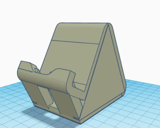 phone stand with charger hole