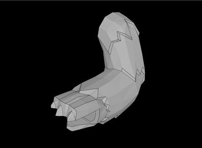 Lego Compatible (87565.dat) Wampa Arm Left