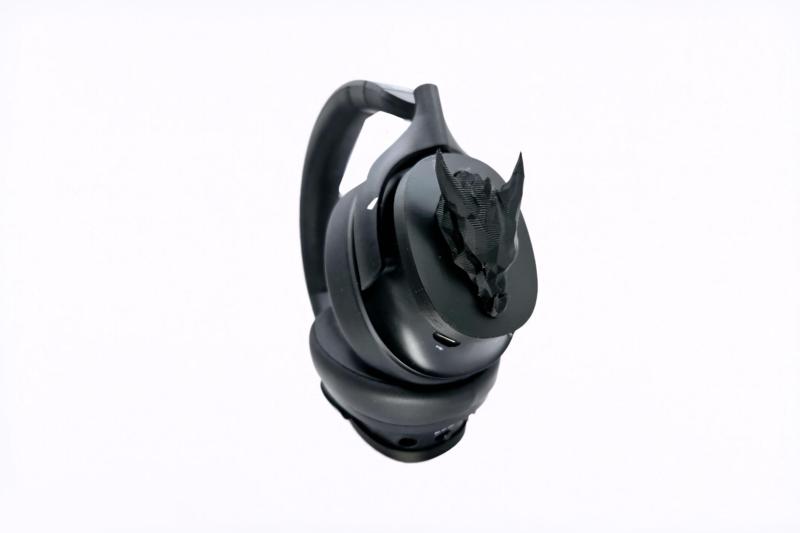 Heavys Headphones Shell H1H Dragon Skull Low Poly
