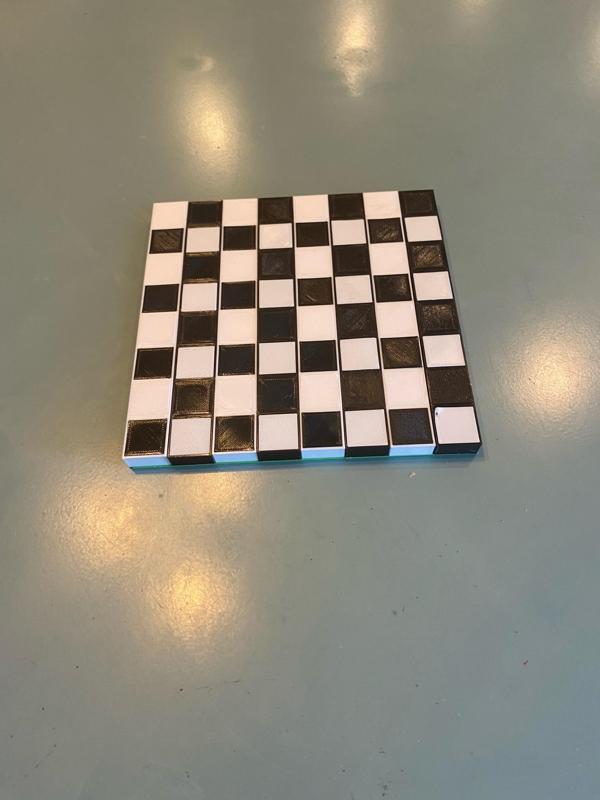Folding Chess board with pieces