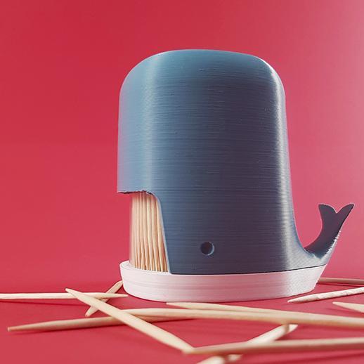 Toothpick Stand Whale