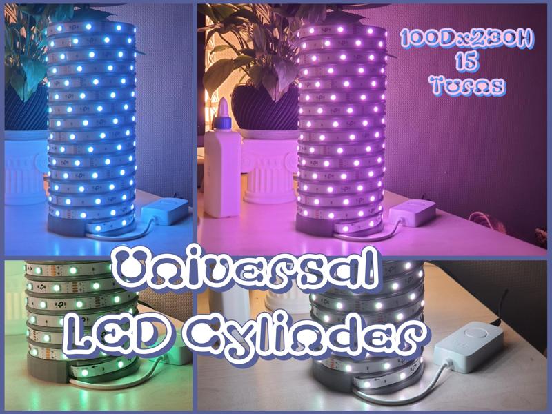 Universal Spiral LED Cylinder