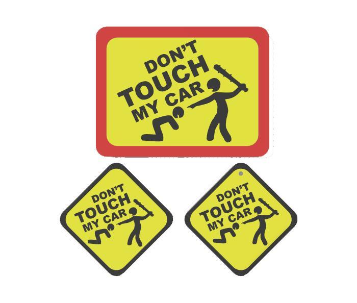 Funny "Don't Touch My Car" 3D Sign - Easy to Print!