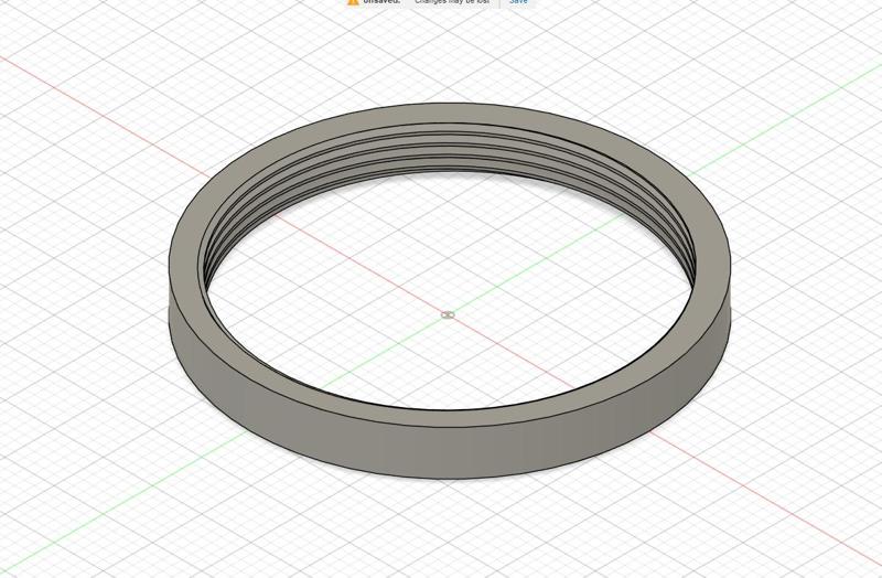 40max .step ring thread for nerf toy